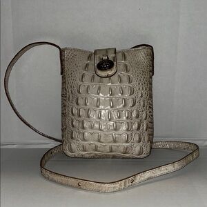 Brahmin Marley Latte Melbourne Crossbody bag